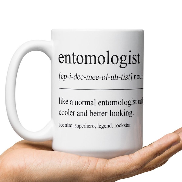 Personalized Entomologist Gift, Funny Entomologist Mug, Entomology Gift, Entomology Mug, Entomology Graduation, Entomologist Cup