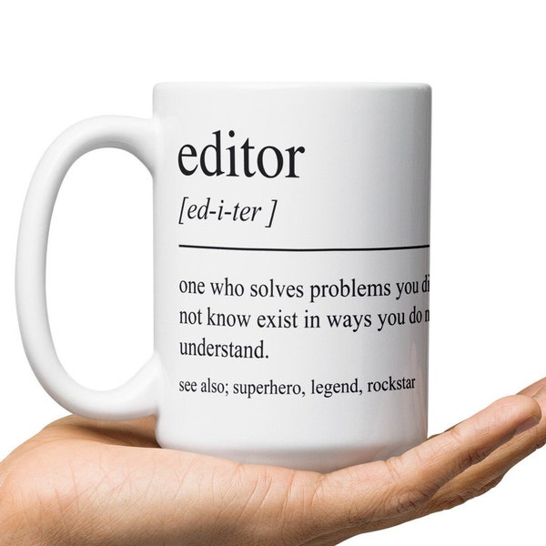 Personalized Editor Gift, Funny Editor Mug, Gift For  Editor, Editor Graduation Gift, Editor Graduate, Editor Graduation Gift Ideas