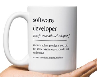 Software Developer Gift, Software Developer Mug, Software Developer Cup, Software Developer Afstudeercadeau, Software Developer Graduate