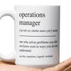 Operation Manager Mug Best Operation Manager Ever Operations Manager ...
