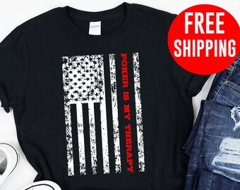 Poker Is My Therapy / Shirt / Tank / Hoodie / Poker Shirt / Poker Geschenk / Poker Tshirt / Poker Geschenke / Poker T Shirt