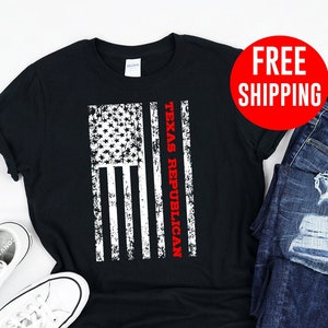 Texas Republican / Shirt / Tank / Hoodie / Republican Shirt / Republican Gifts / Republican Tshirt / Republican Shirts / Republican Tee