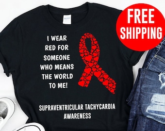 Supraventricular Tachycardia / Shirt / Tank Top / Hoodie / Kids / Supraventricular Tachycardia Awareness / SVT Shirt / SVT Awareness