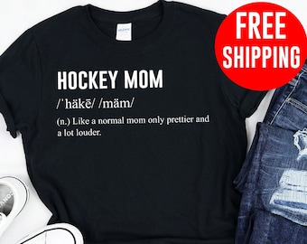 Hockey Mom Shirt, Hockey Mom Gift, Hockey Mom Hoodie, Hockey Lover Shirt, Hockey Mama Tee, Funny Hockey Shirt, Gift For Hockey Mom
