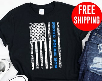 Mamá de la Policía / Camisa / Tanque / Sudadera con Capucha / Camisa de mamá de la policía / Regalos de la mamá de la policía / Camiseta de la mamá de la policía / Camiseta de la mamá de la policía