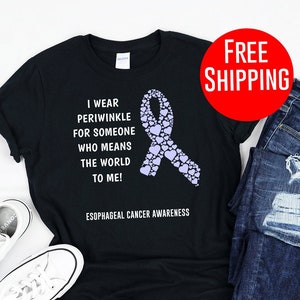 Esophageal Cancer / Shirt / Tank Top / Hoodie / Esophageal Ribbon / Cancer Awareness / Cancer Survivor / Esophageal Support  / Cancer