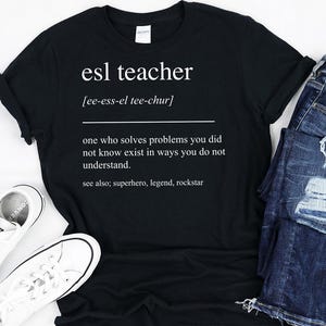 Esl Teacher Gift, Esl Teacher Shirt, Esl Teacher Tshirt, Gifts For Esl Teacher, Esl Teacher Retirement Gift, Appreciation Gift