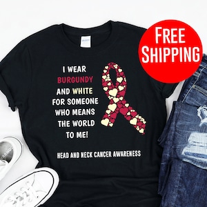 Head And Neck Cancer / Shirt / Tank Top / Hoodie / Throat Cancer / Oral Cancer / Neck Cancer / Head Neck Cancer  / Head Neck Awareness