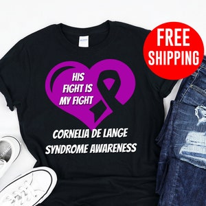 Síndrome de Cornelia De Lange / Camisa / Regata / Moletom / Síndrome de Bushy / Conscientização sobre a Síndrome de Cornelia De Lange / Presentes CDLS / Camiseta CDLS