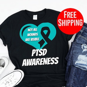 Ptsd Shirt - Not All Wounds Are Visible image 1