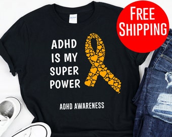 Adhd / Shirt / Tank Top / Hoodie / Adhd Awareness / Adhd Shirt / Adhd Mom / Lustiges Adhd Shirt / Geschenk für Adhd / Adhd Geschenk / Adhd Dad