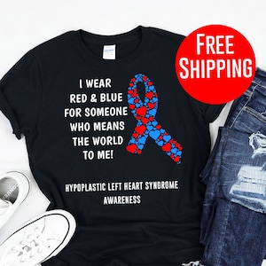 Síndrome do coração esquerdo hipoplásico / Camisa / Regata / Moletom / Coração congênito / Doença cardíaca / Esquerdo hipoplásico / Síndrome do coração