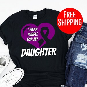 Lupus Shirt - I Wear Purple For My Daughter