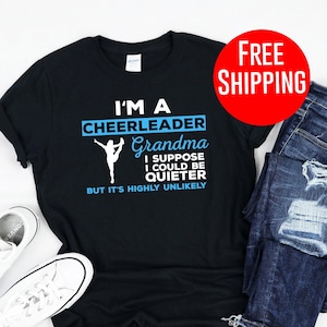 Cheerleader Grandma Shirt - I&#39;m A Cheerleader Grandma
