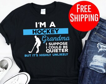 Hockey Grandma, Hockey Grandma Shirt, Hockey Grandma Gift, Hockey Grandma Top, Hockey Grandma Tee, Hockey Gifts, Hockey Gift, Hockey Shirt