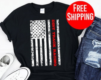 Dirt Track Racing / Shirt / Tank Top / Hoodie / Drag Racing, Dirt Bike, Racing Shirt, Biker Shirt, Racing Tee, Race Shirt, Racing T-Shirt