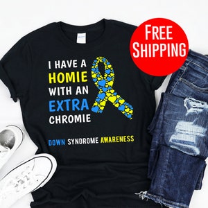 Down Syndrome / Shirt / Tank Top / Hoodie / Down Syndrome Shirt / Down Syndrome Gift / Down Syndrome Tshirt / Down Syndrome Ribbon