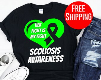 Escoliosis / Camisa de Escoliosis / Camiseta De scoliosis / Conciencia de la escoliosis / Camiseta de escoliosis / Camisa quiroplástica / Camisa de cirugía de espalda