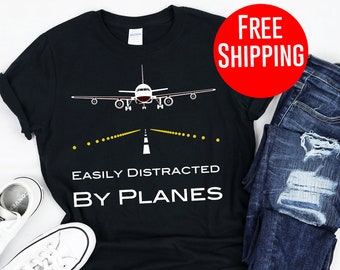 Airplane / Shirt / Tank Top / Hoodie / Airplane Shirt / Airplane Gift / Pilot Shirt / Flying Shirt / Airplane Tshirt / Aviation Shirt
