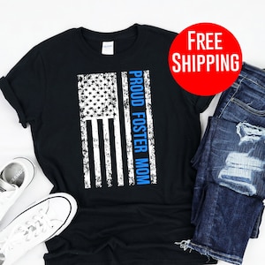 Foster Parent shirt-trots Foster mom Flag
