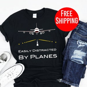 Aeroplano / Camicia / Canottiera / Felpa con cappuccio / Camicia aeroplano / Regalo aeroplano / Camicia pilota / Camicia volante / Tshirt aeroplano / Camicia aeronautica