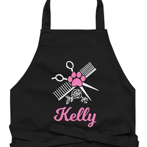 Personalized grooming smocks deals