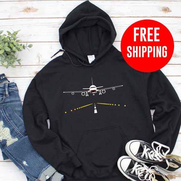 Airplane Hoodie, Airplane Sweatshirt, Airplane Sweater, Aviation Sweatshirt, Airplane Clothing, Plane Sweatshirt, Gift For Pilot