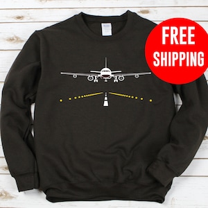 Airplane Sweatshirt, Airplane Hoodie, Airplane Sweater, Aviation Sweatshirt, Airplane Clothing, Plane Sweatshirt, Gift For Pilot