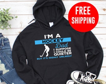 Hockey papa, hockey Vader hoodie, hockey hoodie, hockey papa geschenken, hockey Sweatshirt, hockey papa geschenken, hockey geschenken, hockey cadeau