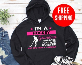 Hockey Grandma, Hockey Grandma Hoodie, Hockey Hoodie, Hockey Gifts, Hockey Sweatshirt, Hockey Grandma Gifts, Hockey Gifts