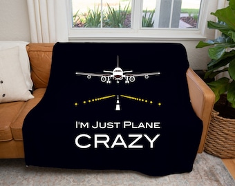 Airplane Blanket / Airplane Blanket Baby / Airplane Bedding / Aviation Blanket / Airplane Baby Blanket / Airplane Gifts For Men / Pilot Gift