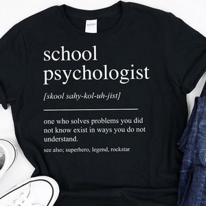 School Psychologist Gift, School Psychologist Shirt, School Psychology Tshirt, School Psychologist Graduation Gift, School Psychologist Tees