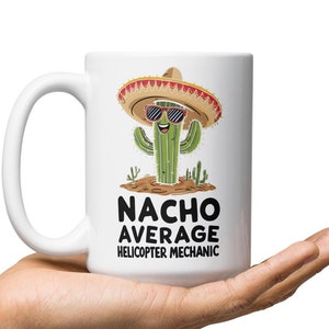 Helicopter Mechanic Gift, Helicopter Mechanic Mug, Gifts For Helicopter Mechanic, Helicopter Mechanic Retirement Gift, Coffee Cup, Thank You