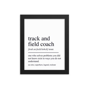 Leichtathletik-Trainer Geschenk, Leichtathletik-Trainer-Wandkunst, Geschenke für Leichtathletik-Trainer, Leichtathletik-Trainer-Ruhestandsgeschenk