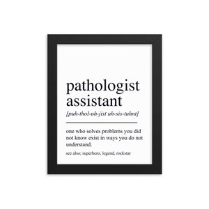 Pathologen Assistent Geschenk, Pathologen Assistent Wandkunst, Geschenke für Pathologen Assistent, Pathologen Assistent Büro Dekor