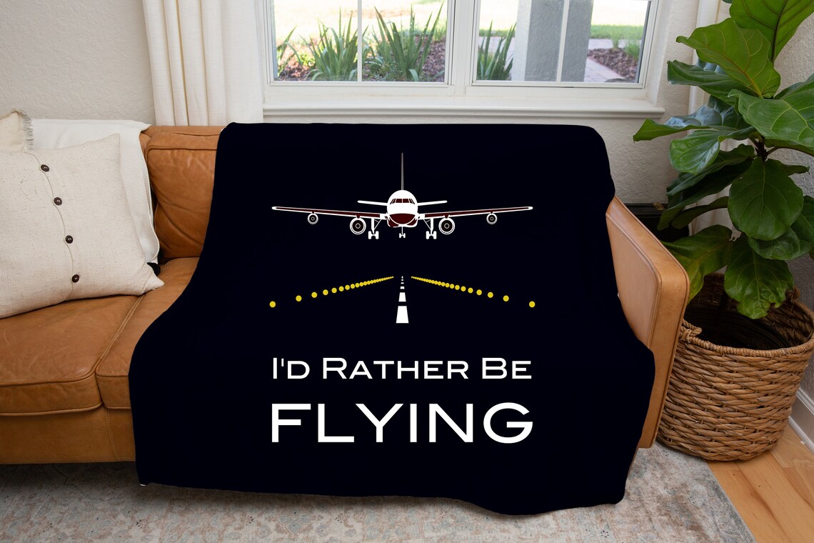 Airplane Blanket / Aviation Blanket / Airplane Bedding / Etsy