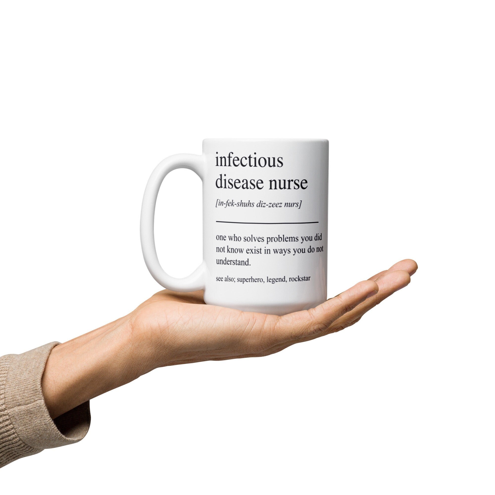 Infectious Disease Nurse Gift, Infectious Disease Nurse Mug, Gift For Infectious Disease Nurse, Infectious Disease Nurse Retirement Gift