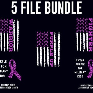 Purple Up For Military Kids Png Bundel, Militaire Familie, Militaire Appreciatie Maand, Militaire Kind Maand, Militaire Kind Appreciatie Maand