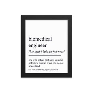 Regalo de ingeniero biomédico, arte de pared de ingeniero biomédico, regalo de graduación de ingeniero biomédico, decoración de pared de ingeniero biomédico