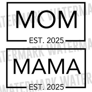 Est-ce que c'est maman ? Svg 2025, faire-part de grossesse, Svg est-à-dire 2025 nouvelle maman, Svg promu maman, bientôt maman, fichiers Cricut, motifs par sublimation