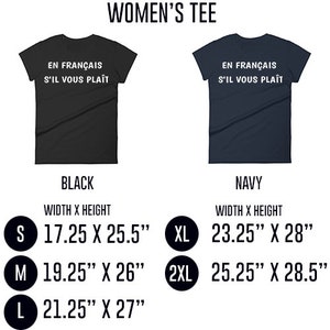 Insegnante di francese / Camicia / Canottiera / Felpa con cappuccio / Camicia insegnante divertente / Camicia francese / Regalo insegnante francese / Regali insegnante / Apprezzamento insegnante immagine 3