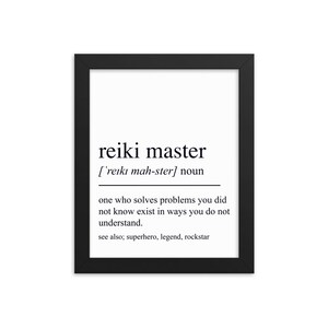 Reiki Master Gift, Reiki Master Wall Art, Geschenken voor Reiki Master, Reiki Master Wall Decor, Reiki Therapeut Gift, Reiki Therapeut Wall Art