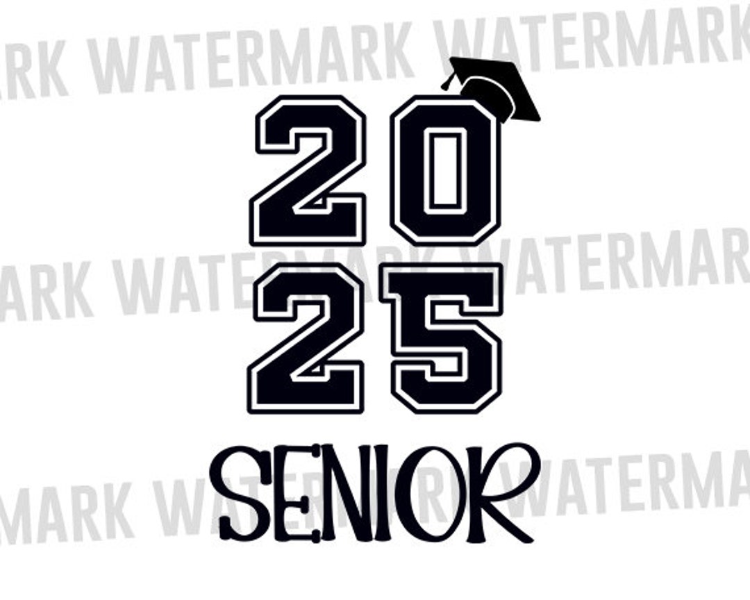 Senior 2025 Png File, Class of 2025 Png, Graduation 2025 Png, Graduate