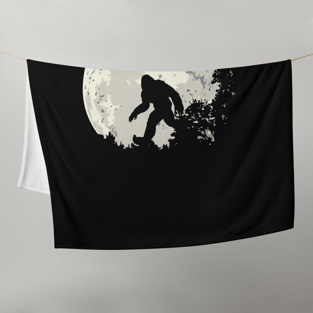 Yeti Blanket / Sasquatch Blanket / Big Foot Blanket / Bigfoot Etsy