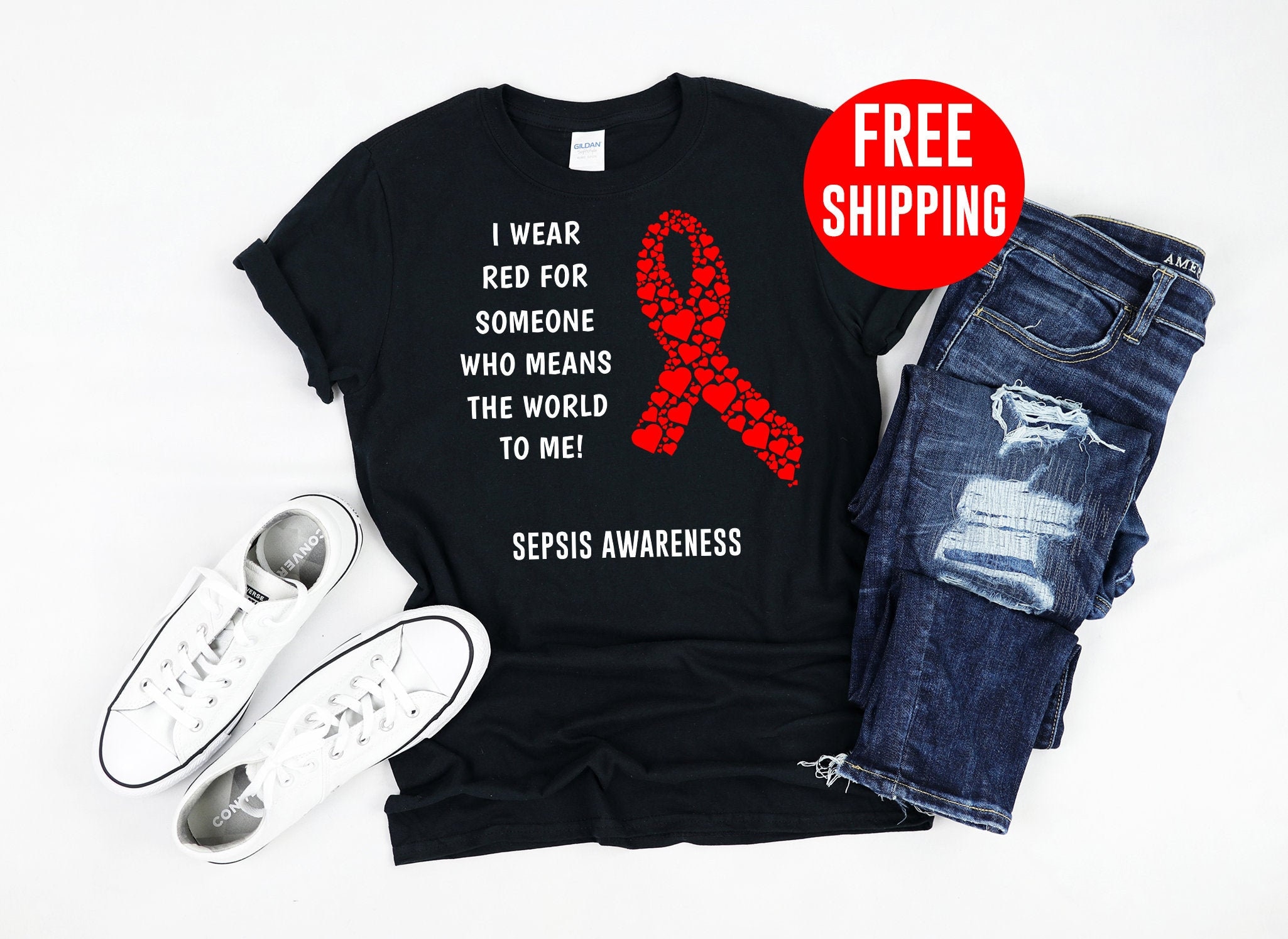 Sepsis / Shirt / Tank Top / Hoodie / Kids / Sepsis Awareness / Sepsis Shirt / Sepsis Tshirt / Sepsis Gifts / Septicemia / Septicemia Shirt