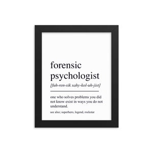 Forensic Psychologist Gift, Forensic Psychologist Wall Art, Forensic Psychology Gift, Forensic Psychology Art, Forensic Psychology Graduate