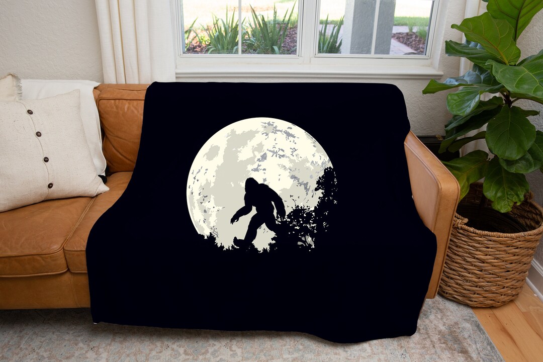 Yeti Blanket / Sasquatch Blanket / Big Foot Blanket / Bigfoot Blanket