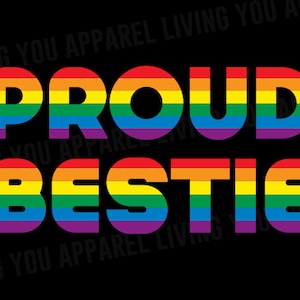 Trotse Bestie Gay Png, Bestie van Gay Lesbian, Lgbtq Bestie Shirt, Pride Png, Gay Png, Gay Pride Png, Lgbtq Png, Pride Month, Pride Bestie Png