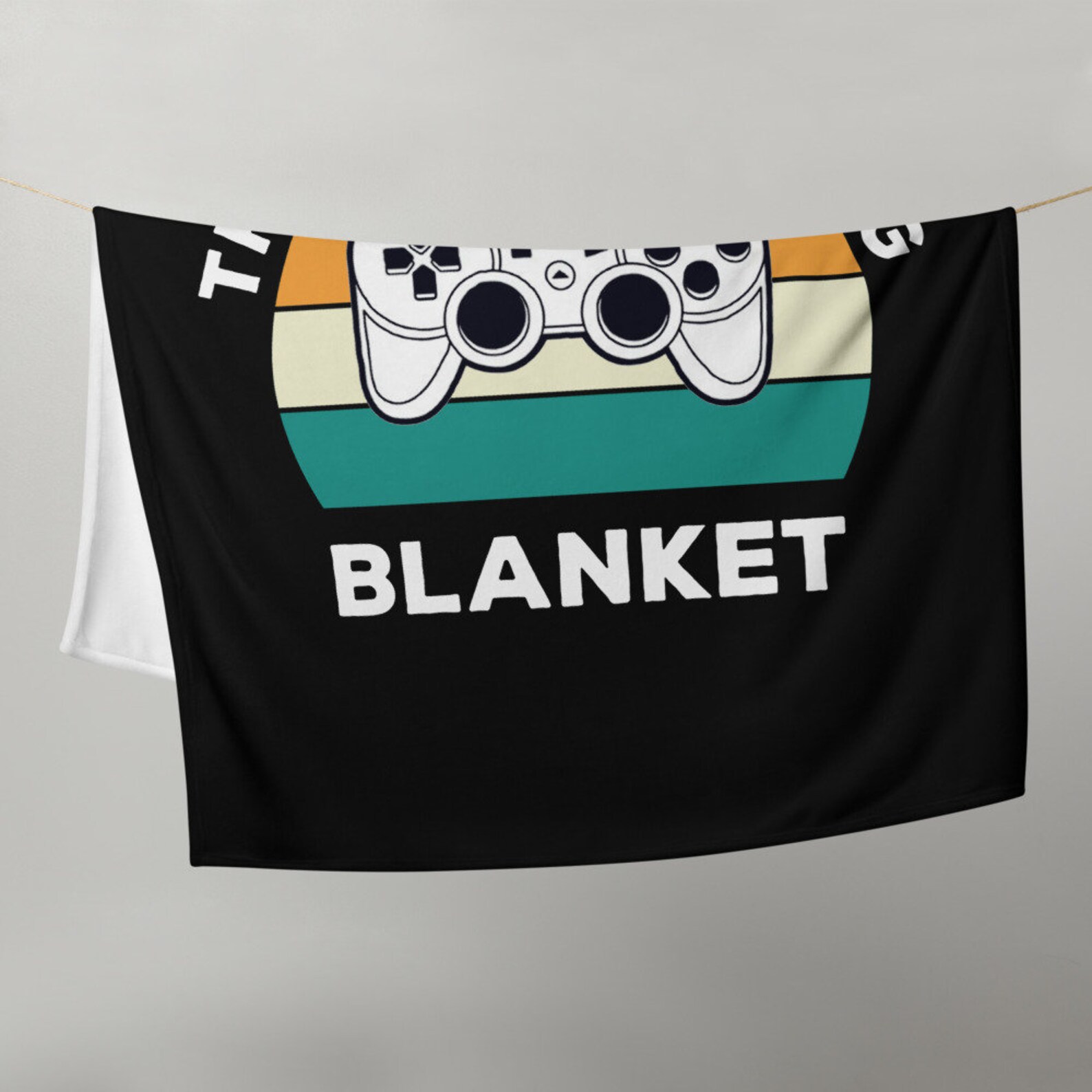 This is My Gaming Blanket Video Games Blanket Gamer Blanket Etsy