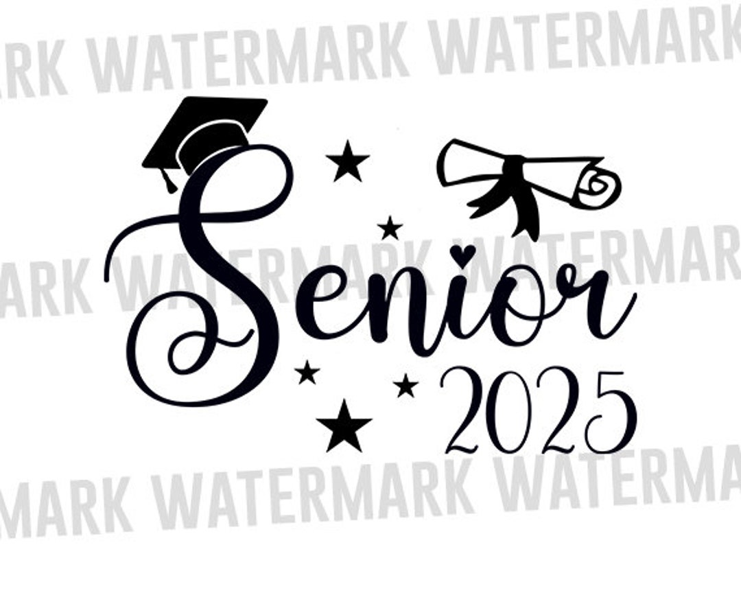 Senior 2025 Png File, Class of 2025 Png, Graduation 2025 Png, Graduate 2025 Png, Commercial Use